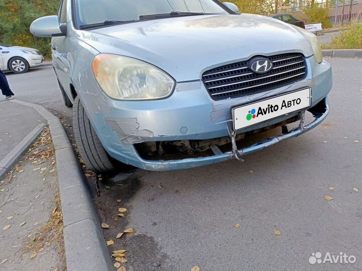 Hyundai Verna 1.4 AT, 2007, 198 000 км