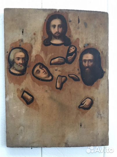 Старинная икона Успение Божьей Матери