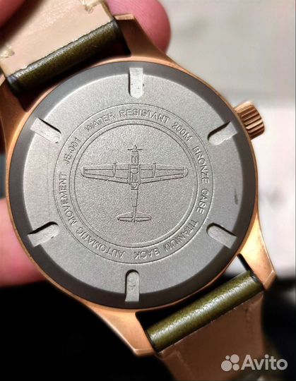 Мужские наручные часы baltany Retro Pilot Бронза