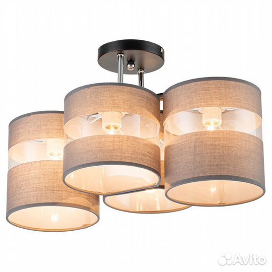 Люстра потолочная escada Kristina E27 4х60Вт черны