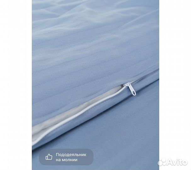 Постельное белье GoodNight Pure Страйп-сатин евро