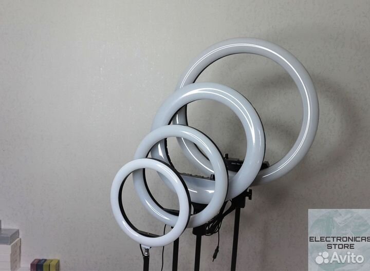Кольцевая Лампа 36 см со Штативом Доставка v.7