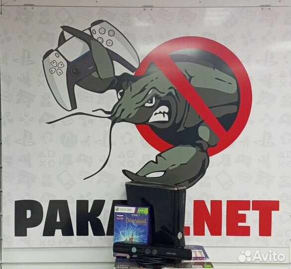 Xbox 360 slim + kinect + disneyland - Обмен