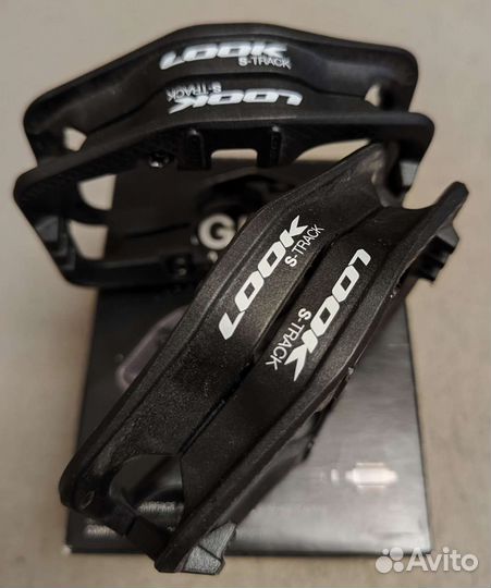 Контактные педали look s-track carbon titan