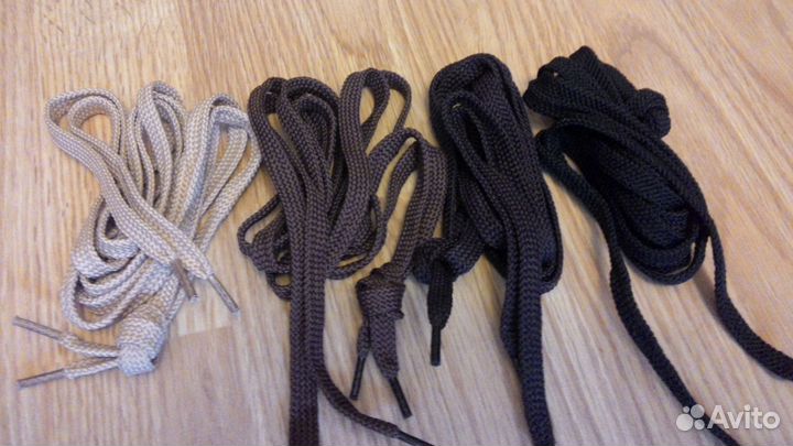 Шнурки для обуви плоские, длина 100см