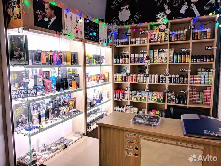 Готовый вейпшоп с оборудованием на продажу