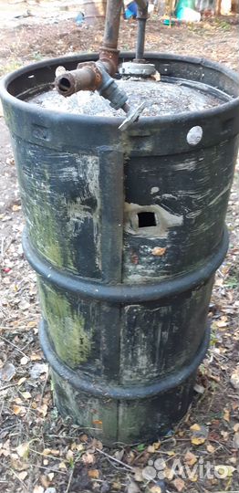 Алюминиевая бочка бак 200+л