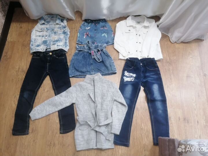 Огромный пакет вещей на девочку 116