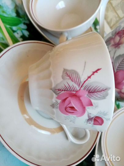 Чайный сервиз Дулево, 6 персон