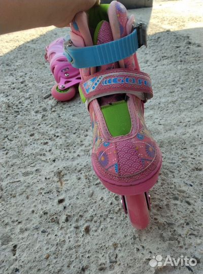 Роликовые коньки детские раздвижные