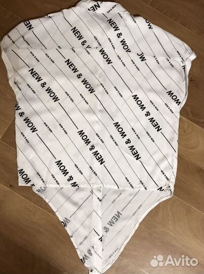 Рубашка с завязками cropp