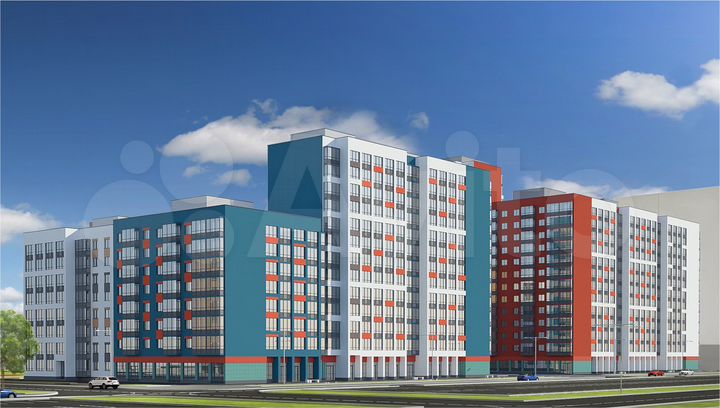 2-к. квартира, 54,8 м², 19/25 эт.