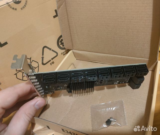 Контроллер pci-e to SATA 20 SATA