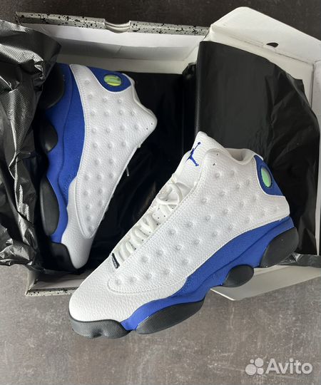 Nike air jordan 13 retro blue white