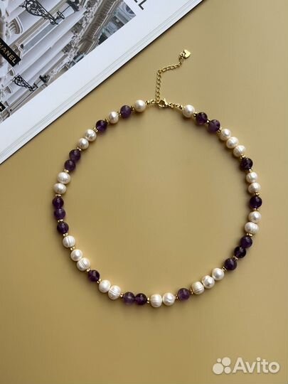 Чокер из натуральных камней