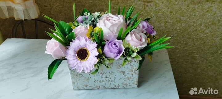 Мыльные цветы