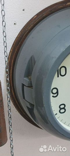 Часы настенные каютные времени СССР