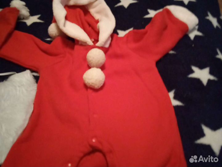 Костюм деда мороза бу детский