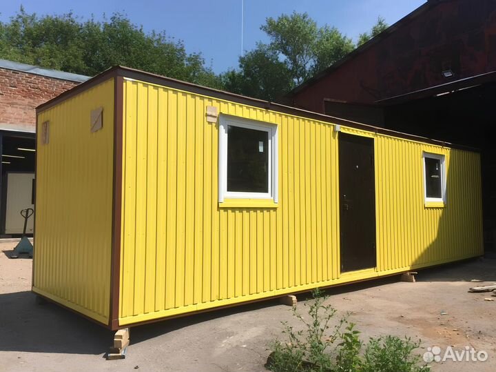 Бытовка - (распашонка) размера 9х2,4 метра, бк-13