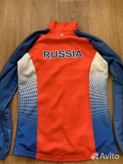 Лыжная разминочная кофта