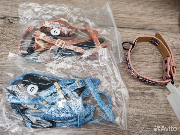 Шлейки, поводки, ошейник