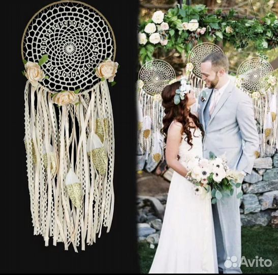 Ловец снов в стиле бохо, рустик