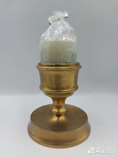 Тяжелый подсвечник бронза
