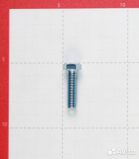 Болт оцинкованный M8x30 мм DIN 933 (30 шт.)