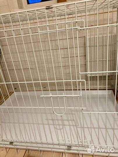 Клетка для собак большая белая