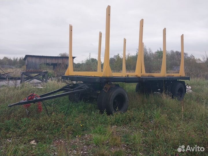 Прицеп лесовоз (сортиментовоз) СЗАП 8357, 2008