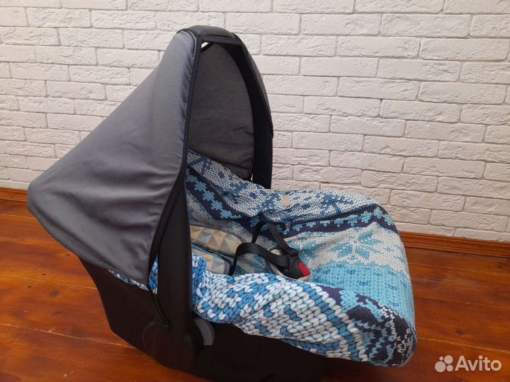 Автолюлька Urban Baby 0-13 кг с накидкой