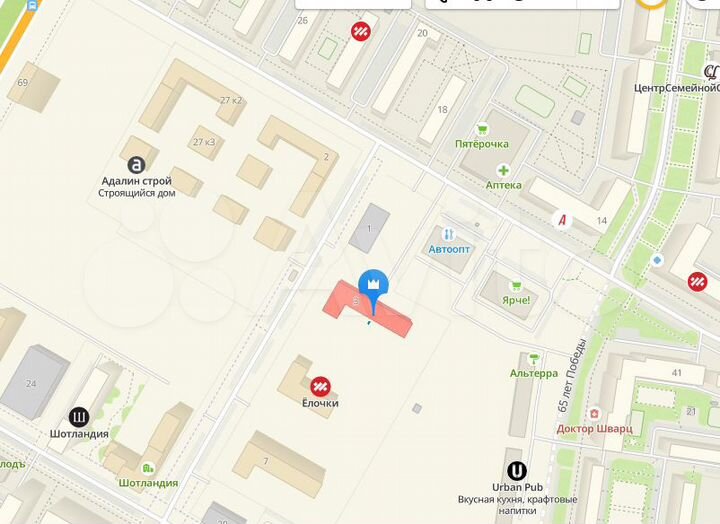 2-к. квартира, 49,4 м², 2/17 эт.