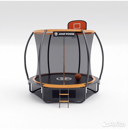 Батут Jump Power 8 ft, б/у