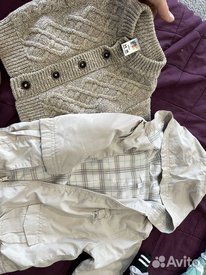 Пакет вещей на мальчика от 6-9 месяцев