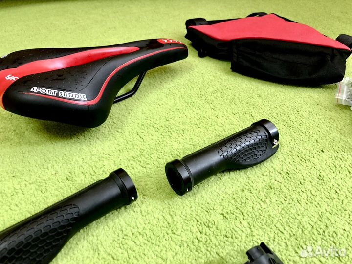 Новая педали седло сумка ручки наклейки