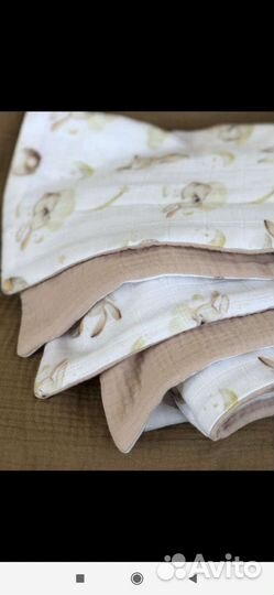 Муслиновые пеленки, пледы, полотенце, конверт