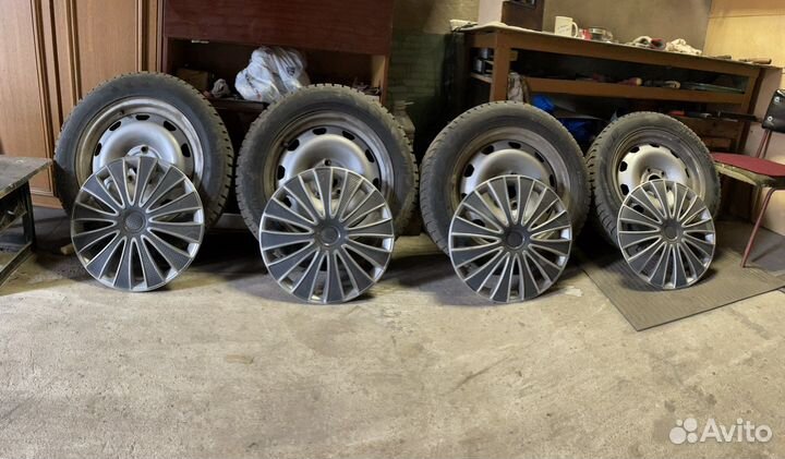Колеса в сборе r16 зимние 5 114.3