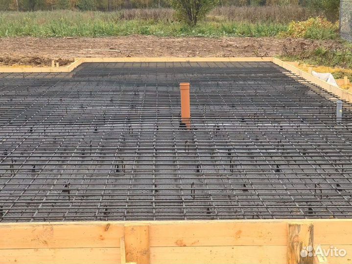 Фундамент плита Ленточный Под ключ