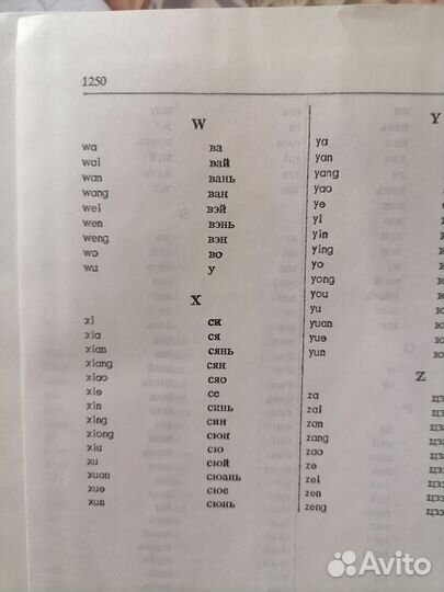 Большой китайско-русский словарь 1250стр