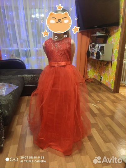 Вечернее платье для девочек рост 140