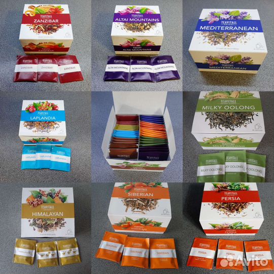 Ежедневные чаи коллекции teavitall Anyday