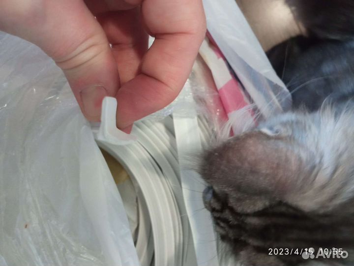 Вставка пристенный уголок L для натяжного потолка