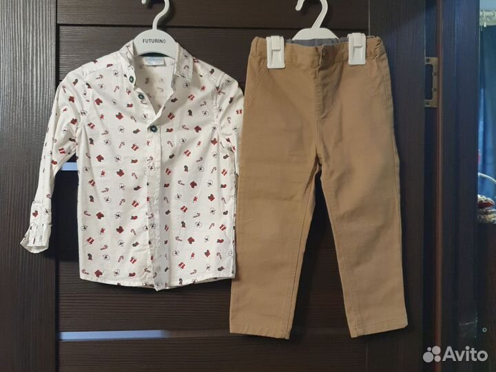 Рубашка брюки happy NEW year