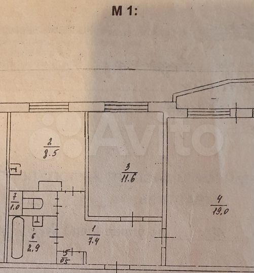2-к. квартира, 51 м², 5/9 эт.