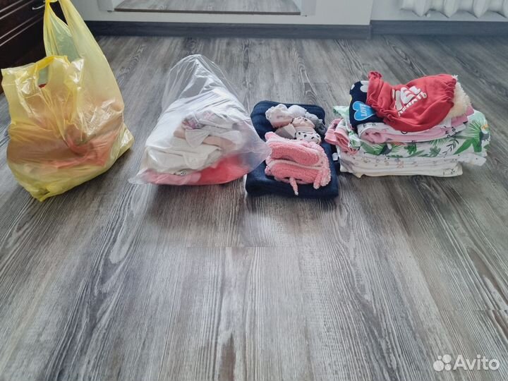 Вещи пакетом на девочку 74-80