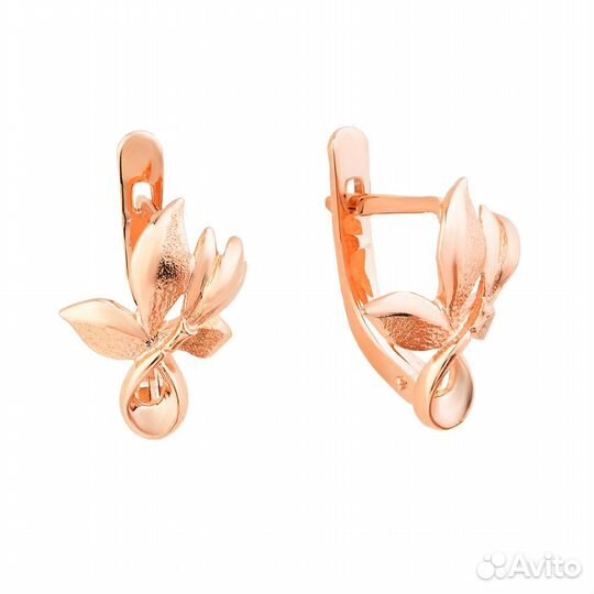 Серьги золотые