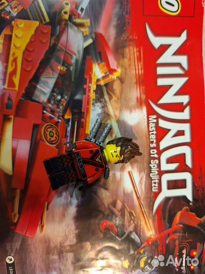 Lego ninjago катер Кая