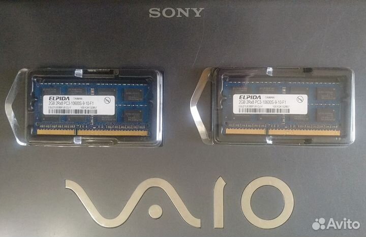 Elpida DDR3 2Gb 2Rx8 PC3-10600S 1333 мгц SO-dimm