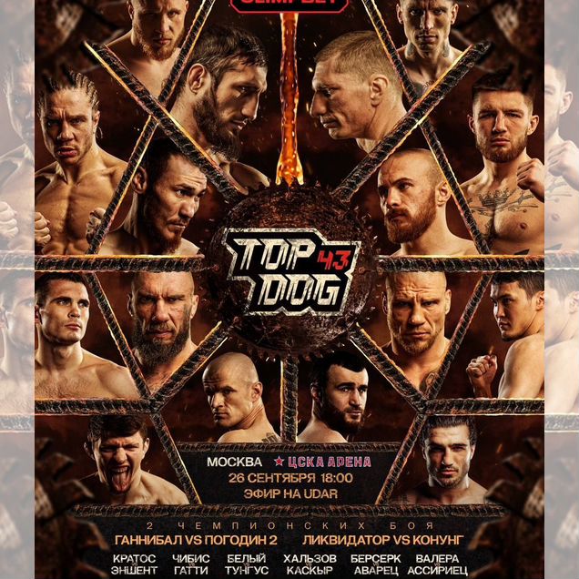 Билеты TOP DOG 43