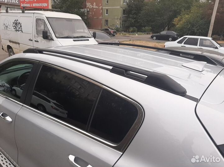 Рейлинги на крышу KIA Sportage 4, Чёрные